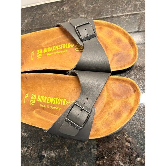 Birkenstock Women's Slip-On Sandals Arizona‎ BB HS Buttr Summer Black Size 38 - Picture 8 of 11